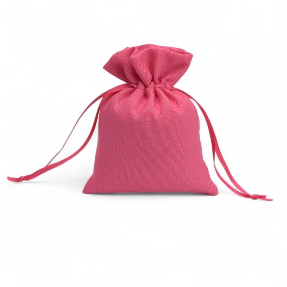 SACCHETTO COTONE FUXIA 9X12 CM.